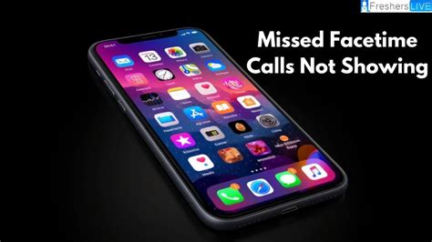 In my case, even with Handoff and Continuity enabled. . Why are my missed facetime calls not showing